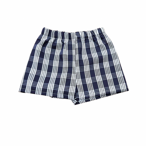 Navy Blue Palaka Shorts